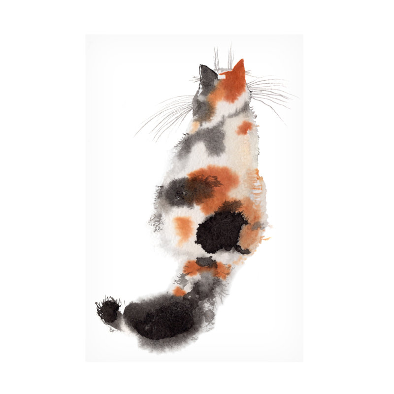 Caliko par Elena Bolgova - peinture sur toile tendue, H 32 po x l 22 po x P 2 po