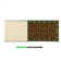 Custom Size Anti-Slip Low Profile Loop Pile Pet Paw and Bone Green and Brown Design Runner Rug