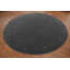 Tapis oriental tribal rond gris 10 x 10