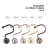 Steel Shower Curtain Hook-60035521