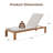 Riyadh All Aluminum Adjustable Teslin Lounger With Removable Cushion