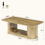 Pedestal Coffee Table with Storage