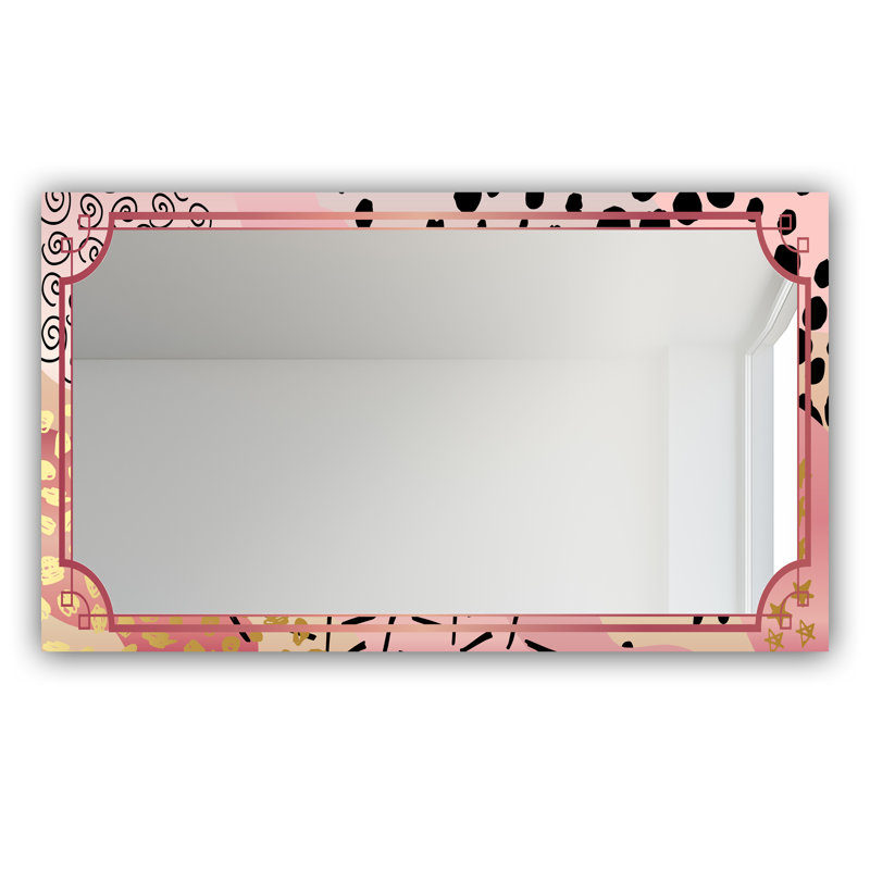 Miroir de coiffeuse Playful Glam, H 29,5 po x l 39,4 po