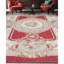 Hand-Knotted High-Quality Red and Beige Area Rug