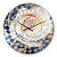 Horloge murale Latrell - Abstract Botanicals-152665697
