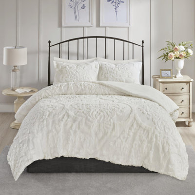 Cotton Tufted  Comforter Set 3 Piece