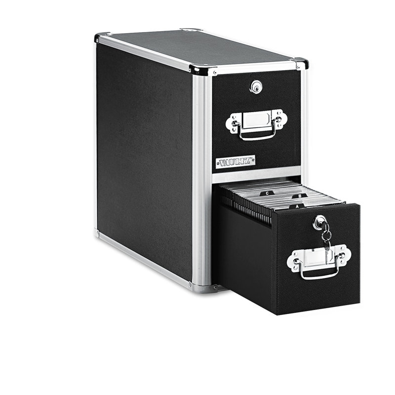14.88'' H Library Style Media Drawers