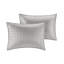 Ensemble de literie gris 8 pièces, polyester hypoallergénique, style hôtel, parfait pour un confort toute l'année
