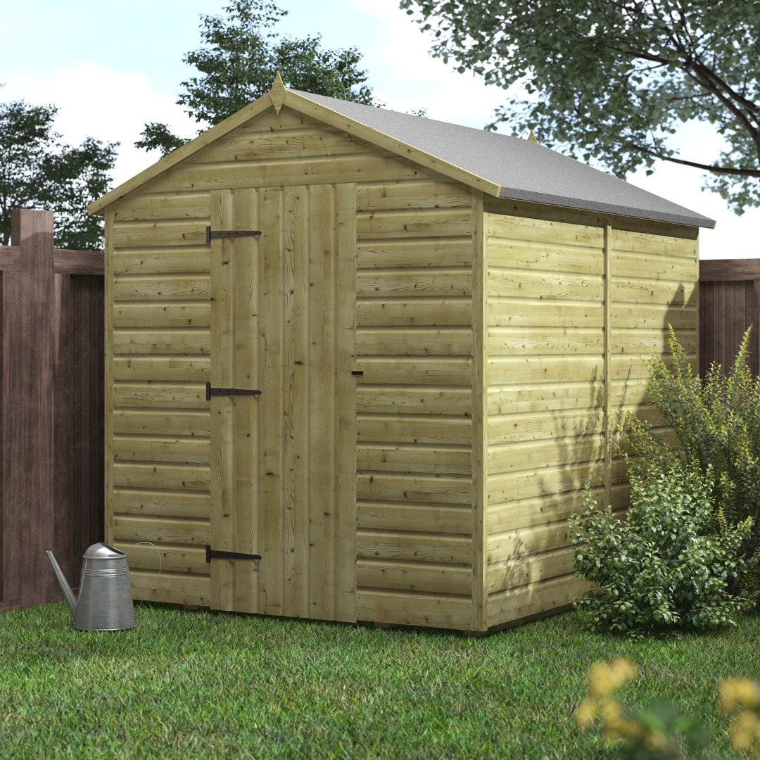 Premier Apex 6 Ft. W x 7 Ft. D Shiplap Wooden Shed