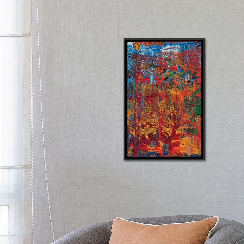 « brit black », impression sur toile, H 26 po x l 18 po x P 1,5 po, Toile avec cadre noir
