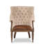 Fauteuil à oreilles capitonné de 32 po Spann