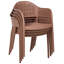 Stackable Outdoor Patio Dining Armchair-833161782