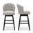 Aadhvika Upholstered BarStools with Solid Wood Frame-104100028-104100024