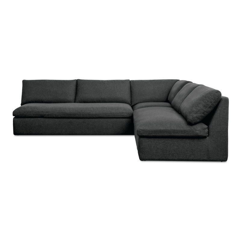 Ensemble de 3 pièces d'extérieur modulaires Wilkie, Gris anthracite moucheté