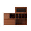Modern Wooden Bookcase With Storage Cabinet