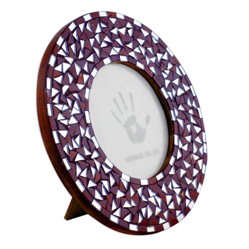 Willenborg Glass Beaded Picture Frame