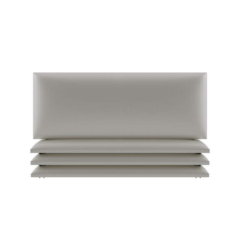 Garen Upholstered Headboard, Super King (6'), Metallic Champagne