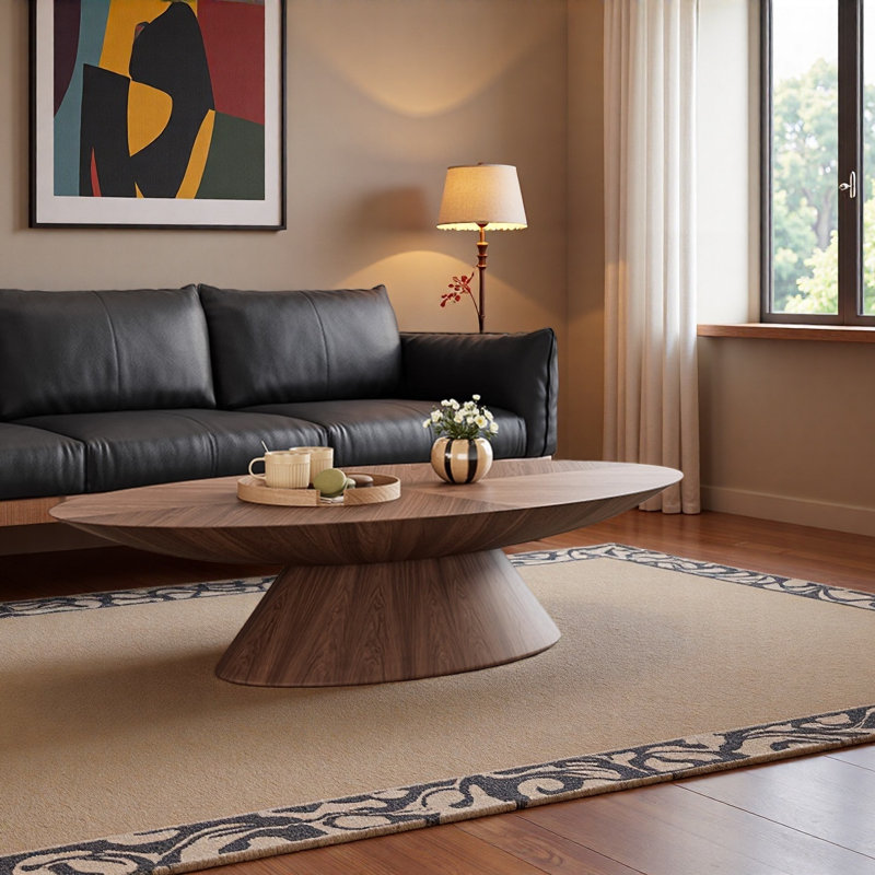 Table basse minimaliste d'appoint moderne et simple de style minimaliste, H 14,1 po x L 51,1 po x l 31,4 po