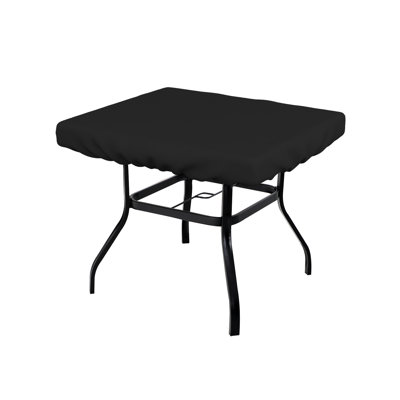 Heavy-Duty Multipurpose Square Patio Table Top Cover, Waterproof Outdoor UV-Resistant Table Cover by Arlmont & Co.