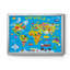 Carte du monde - cadre photo, impression sur toile-1868553783-1868553779