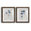 Indigo Botanical III - ensemble de 2 reproductions d'impressions-827887986-827887965-827887987