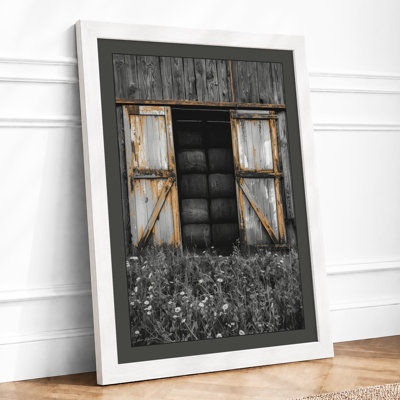 Weathered Barn Passage Rustic - Framed Print