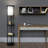 Eni 62.75'' Black Column Floor Lamp with USB and Outlet