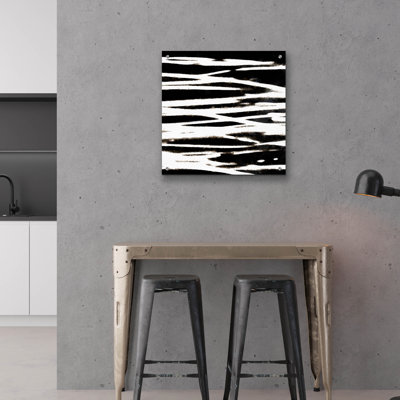  'Streaking Paths 4' by Alonzo Saunders Acrylic Glass Wall Art, 24" x 24"