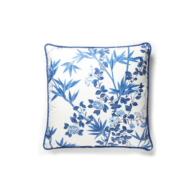 Jardin De Chine Floral Square Pillow Cover & Insert