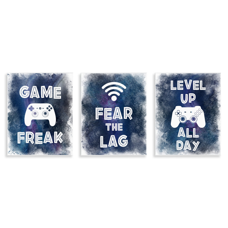 «Gamer Quotes with Splash», plaque murale par Marcus Prime