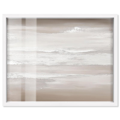 Sunbaked Texture Shadowbox Print Abstract Art by Art Remedy