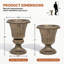 Urne pot de fleurs pot de fleur intérieur / extérieur pot de mariage pot de mariage-774851044-774851050