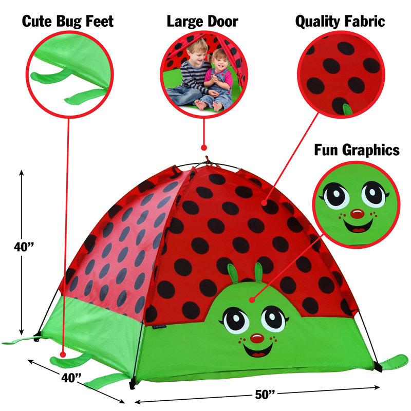 GigaTent 50'' W x 50'' D Indoor / Outdoor Fabric Pop-Up Play Tent