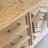 Minimalist Solid Wood Carved Sideboard