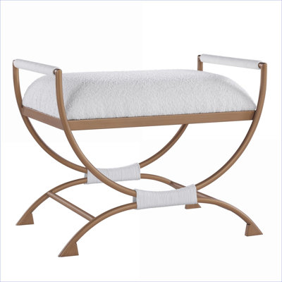 Nora Upholstered Accent Bench Seating, Multiple Colors, Sturdy Entryway Bench for Adults, Living Room Bedroom