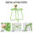Metal Patio Table Outdoor Round Side Tables-398353612