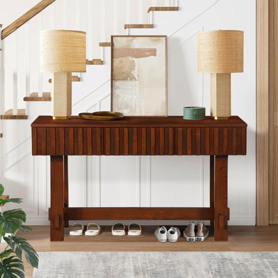 Console 52 pouces avec tiroirs de rangement