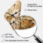 Horloge murale Meridy Vintage Brown Daisies Flower I - Floral-98688614