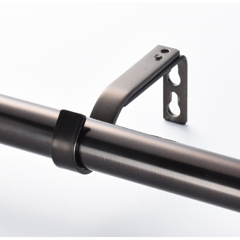 Tringle à rideau simple ajustable 3/4 po Hawkinsville bronze huilé , H 3,5 po x l 49,4 po x P 3,5 po