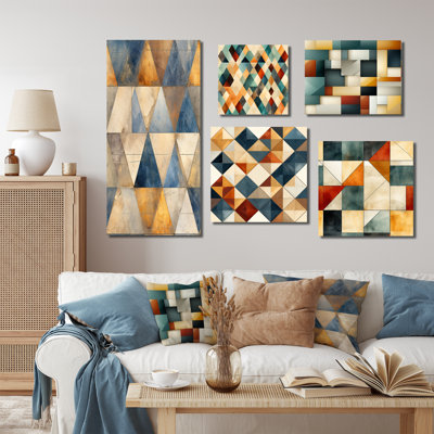 Connagh - ensemble d'art mural 5 pièces