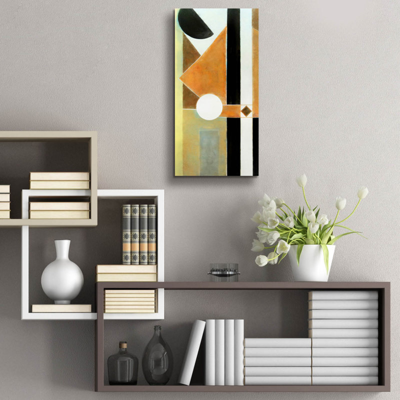  «Switching Levels 2» par Alonzo Saunders, art mural en verre acrylique, 12 po x 24 po, H 24 po x l 12 po