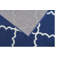 Tapis bleu / blanc Sera-743131752