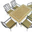 Dhruvah 6 - Person Dining Set