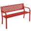 Banc d'extérieur en fer noir 47 po-1828163808