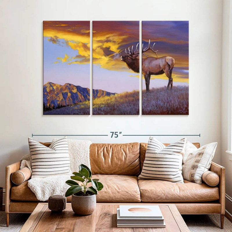 Brampt Reveille, 42" H x 65" W