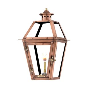 Primo Lanterns JL-22E Copper Jolie 11 Wide 2 Light Outdoor Wall-Mounted  Lantern in Electric Configuration 