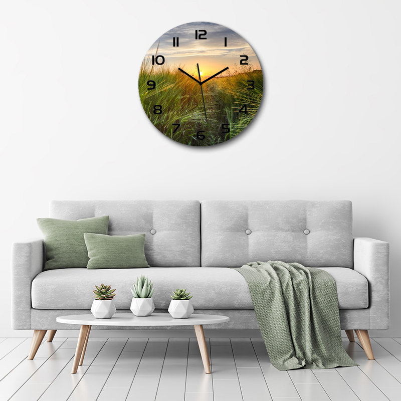 Joesiyah Glass Wall Clock