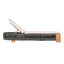 Méridienne de patio pour l'extérieur en bois de 4 po pour le jardin de la piscine, fer naturel et corde grise, intempéries, inclinable 4