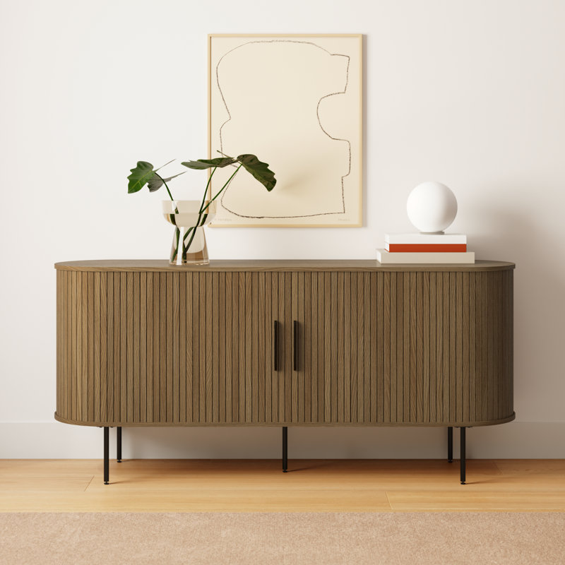 Iris 71'' Sideboard, Smoked Oak