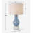 Patriquin Blue Glass Table Lamp